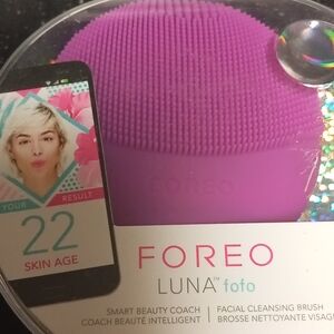 NEW Foreo Luna Fofo Facial Cleansing Brush - Purple